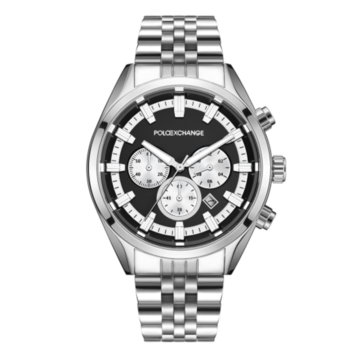 MONTRE POLOEXCHANGE HOMME M.FONCTION ACIER